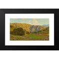 thumbnail image 2 of William Wendt 14x10 Black Modern Framed Museum Art Print Titled - Meadow with Distant Hills (1907), 2 of 5