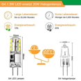 thumbnail image 3 of G4 Led White Light Bulbs, Replacement Compatible With 20 W Halogen Bulbs, 10pcs, 3 of 5