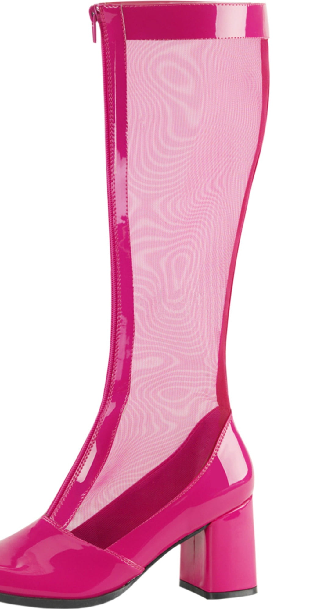 hot pink boot heels