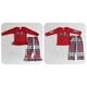 thumbnail image 2 of Ropa de camión de árbol de Navidad para niños y niñas, Tops bordados, conjunto de algodón rojo, pantalones a cuadros, atuendo para niños, pijamas infantiles, venta al por mayor, 2 of 2
