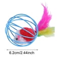 thumbnail image 3 of Pet Cat Toy Funny Mice Ball Cage Play Interactive Game Toy Ball Of Furry Cat Toy Cute Dog Animal, 3 of 8