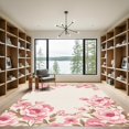 thumbnail image 2 of ODIKA 4'x6' Machine Washable Non-Slip Area Rug, Cottagecore Pink High Traffic Rug, Pink, 1022480, 2 of 7