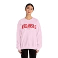 thumbnail image 4 of Arkansas Sweatshirt Gifts Crew Neck Shirt Long Sleeve Unisex, 4 of 7