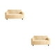 thumbnail image 3 of Funda de sofá antideslizante Toystoory elástica Beige S 2Conjunto, 3 of 6