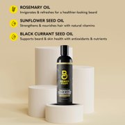 The Beard Club Thickening Leave-in Beard Conditioner for Men, Sandalwood & Ginger, Hydrating Moisturizer and Softener for Daily Beard Care, 4 oz