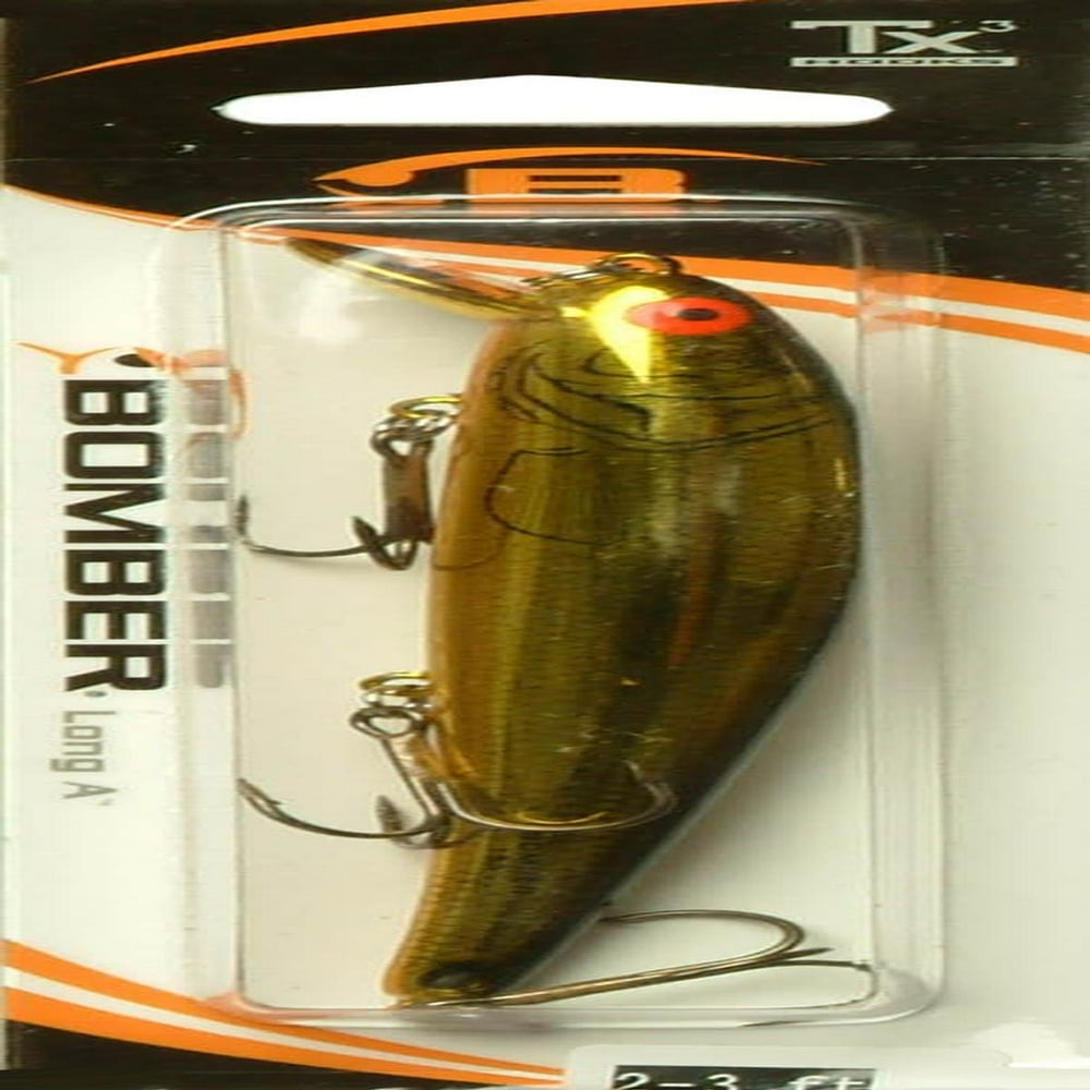 Bomber Lures Long A 3/8 Oz Gold Chartreuse Orange B15AXMKO Walmart