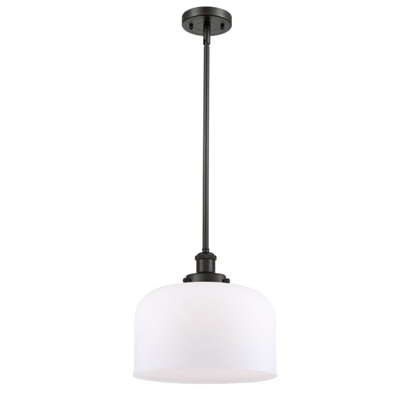 916-1S-OB-G71-L-LED-Innovations Lighting-X-Large Bell-3.5W 1 LED Pendant in Industrial Style-8 Inches Wide by 10 Inches High