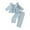 Light Blue, variant on vdgthytj Toddler Baby Girl Clothes Cute Ruffle Long Sleeve Top Shirts and Pants 2PCS Matching Set Spring Fall Outfit