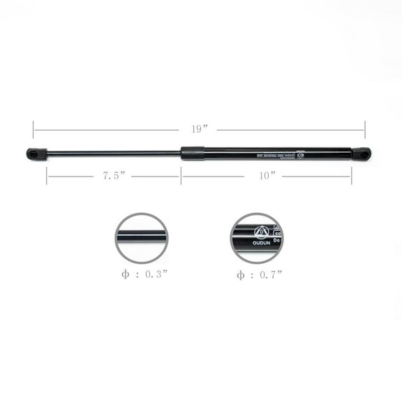 Hood Lift Support Struts 2 Front Gas Spring Fit 02-09 Ram OD