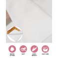 thumbnail image 6 of Orange Ombre Stripes Kitchen Dish Towels for Drying Dishes Set of 2, Farmhouse Retro Abstract Waves Art Waffle Weave Microfiber Hand Tea Bathroom Towels Quick Dry & Absorbent Towel 12x12, 6 of 7