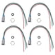 thumbnail image 1 of 4-Pack Pre-Wired Round Waterproof Metal LEDs, Bi-Color, Common Anode, 3-6V, 10mm (Red & Green), 1 of 2