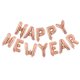 thumbnail image 2 of Globos De Papel De Aluminio Globo de aluminio de 16" de oro rosa con texto "Feliz Año Nuevo", ideal para decoración de fiestas y festivales. JASKFLY, 2 of 8