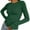 Y1-Green, variant on Women Tees Shirts Tops Long Sleeve with Thumb Holes Solid Crew Neck Plus Size Clothes White