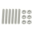 thumbnail image 1 of Uxcell UNC Fully Threaded Rod Length Right Hand Thread with Nuts for Various Applications 1/4"-20 x 1.77" 6, 1 of 6