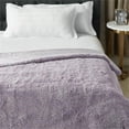 thumbnail image 5 of Yves Faux Lamb Fur Throw 50"x60", Lavander, 5 of 10