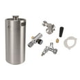 thumbnail image 2 of 3.6L Stainless Steel Keg, Craft Beer Dispenser System High Performance  For Homebrewing, 2 of 8