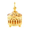 thumbnail image 4 of Islamic Charcoal Incense Burner Design Gold Censer Candle cave burne chinese Holder Style 3, 4 of 9