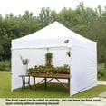 thumbnail image 5 of Eurmax Canopy 10' x 10' Emerald Pop-up and Instant Outdoor Canopy with 4 Zipper Sidewalls, 5 of 8