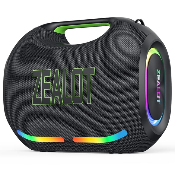 Parlante Bluetooth ZEALOT ZE21 250W Resistente al Agua con Luz LED