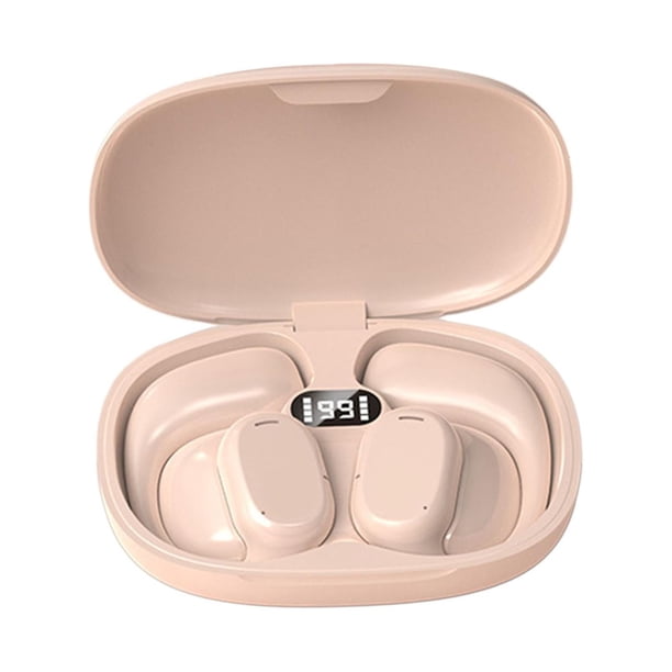 Auriculares inalámbricos Auriculares deportivos inalámbricos Llamadas claras V5.3 Auriculares Auriculares para deportes Juegos Entrenamiento , rosa
