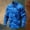 #319-Blue, variant on Ceisia Men's Long Sleeve Camo Print Shirt Vintage Slub Cotton Casual Button Down Lapel Collar Relaxed Fit Top Pink Gifts for Father S