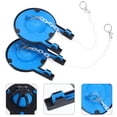 thumbnail image 3 of 2Pc Water Tank Old-fashioned Rubber Parts Accessories Toilet Drain Plugs Shoot Closure Seal Cover Rubber Flap Cover with Chain (Blue), 3 of 5