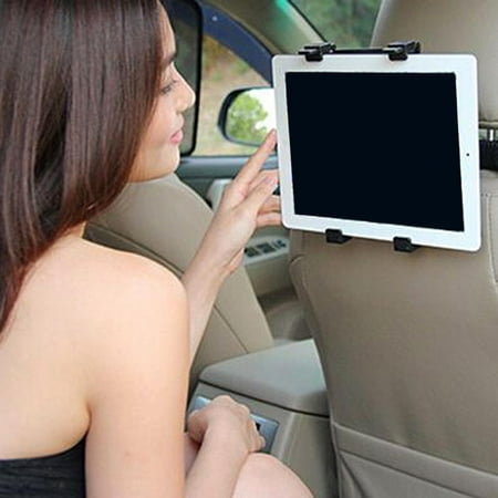 360 Rotation Adjustable Car Backrest Headrest Mount Holder For iPad/ Tablet (Best Tablet Car Mount)