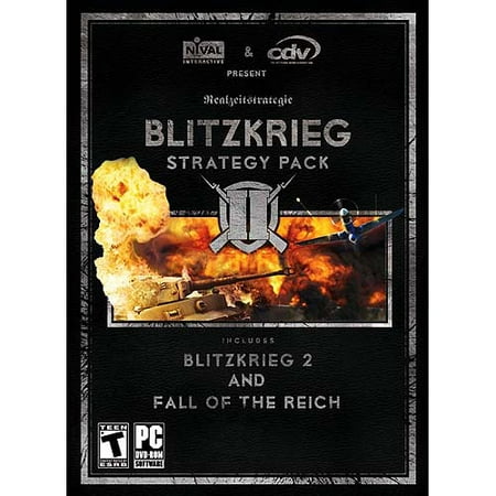 Blitzkrieg Strategy Pack PC DVD - Includes Blitzkrieg 2 + Fall of the Reich