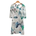 thumbnail image 4 of Call Of s ( In Evergreen ) Sweetheart Knot Flared Dress Fashion Design Large Size Loose Dress Mountain Adventure, 4 of 5