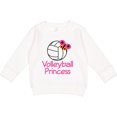 thumbnail image 2 of Inktastic Volleyball Butterfly Princess Toddler Sweatshirt, 2 of 4