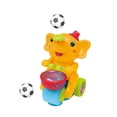 thumbnail image 4 of Juego de batería para bebé, instrumentos musicales eléctricos, carrito de juguetes, elefante, músico, juguete con Amarillo, 4 of 9