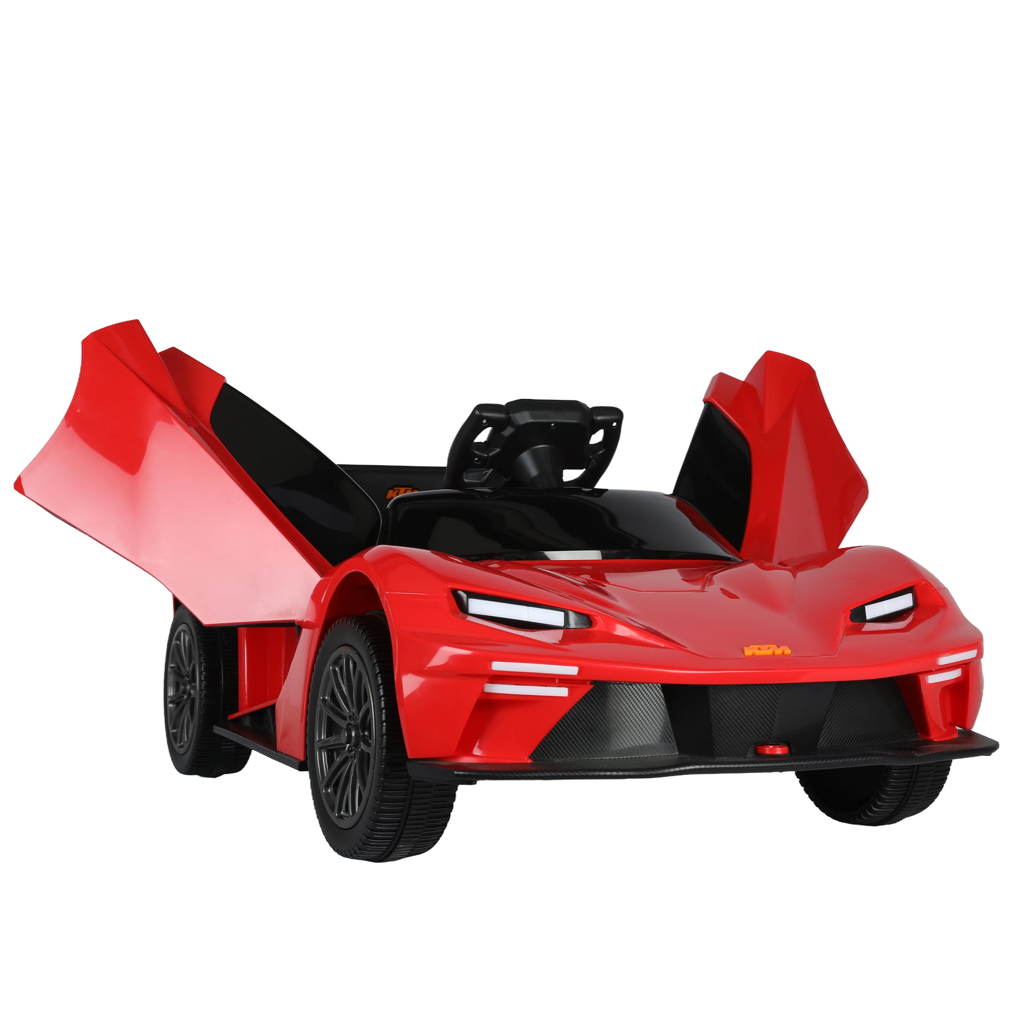 Resenkos 12v Electric Car for Kids Licensed ktm x bow gtx, Kids Ride On Car 2.4G with Parents Remote Control, Power Display, USB, MP3, Bluetooth, LED Light, Red Resenkos 12v Electric Car for Kids Licensed ktm x bow gtx, Kids Ride On Car 2.4G with Parents Remote Control, Power Display, USB, MP3, Bluetooth, LED Light, Red