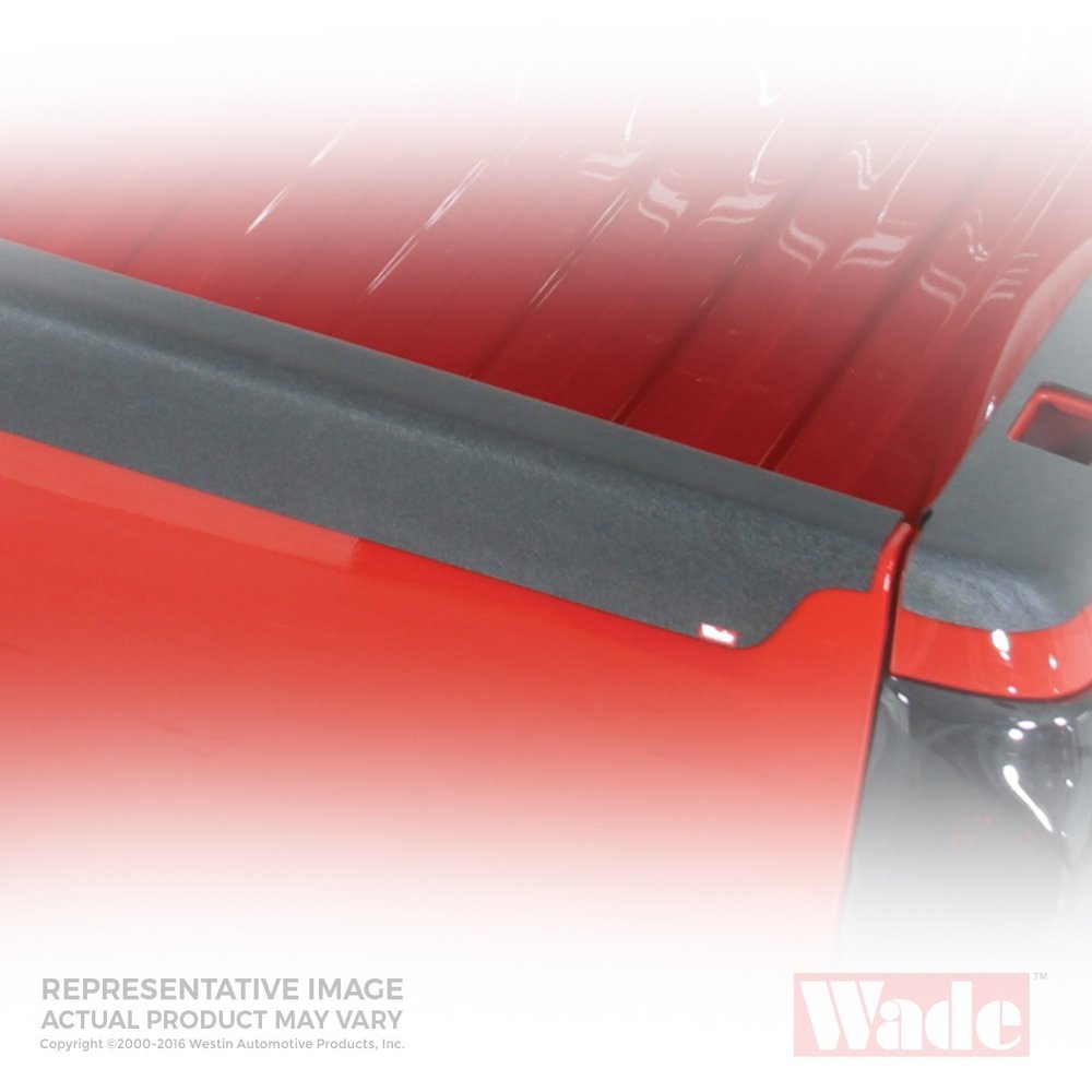 Wade 7201191 Truck Bed Tailgate Cap Black Smooth Finish for 19881998