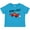 Turquoise, variant on Born to Race Red Race Car Boys or Girls Baby T-Shirt