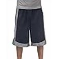 thumbnail image 3 of Pro Club Men's Heavyweight Mesh Basketball Shorts, Navy/Gray, X-Large, 3 of 4