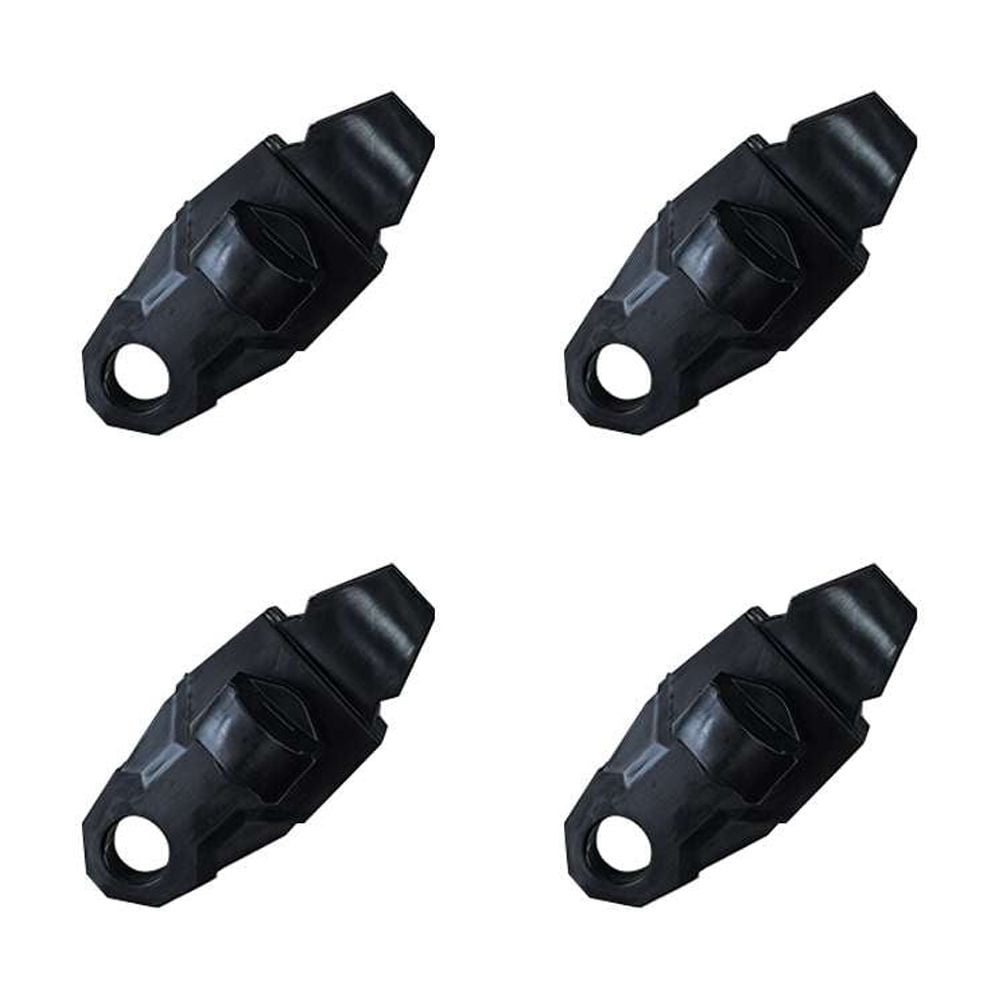 Xstrap Tarp Clips, Heavy Duty Lock Grip, Black Nylon Material 4-Pack