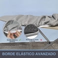 thumbnail image 3 of Funda para Burro de Planchar de Algodón Natural de 4 Capas, Antimanchas y Antiquemaduras, Ajustable con Borde Elástico, Forro para Burro Planchar Resistente, 3 of 4
