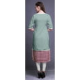 thumbnail image 4 of Bimba Robe Kurti Longue Imprimée Tunique Droite Robes pour Femmes Haut Indien, 4 of 5