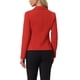 thumbnail image 3 of BLAZER DE TRABAJO PARA MUJERES INSPIRE CHIC CON SOLAPA Y MANGAS LARGAS, TRAJE BLAZER ROJO BRILLANTE TALLA M, 3 of 6