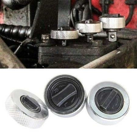 

3PCS-Ratchet Socket Wrench Whole Steel Palm Finger Reversible 1/4 3/8 1/2inch