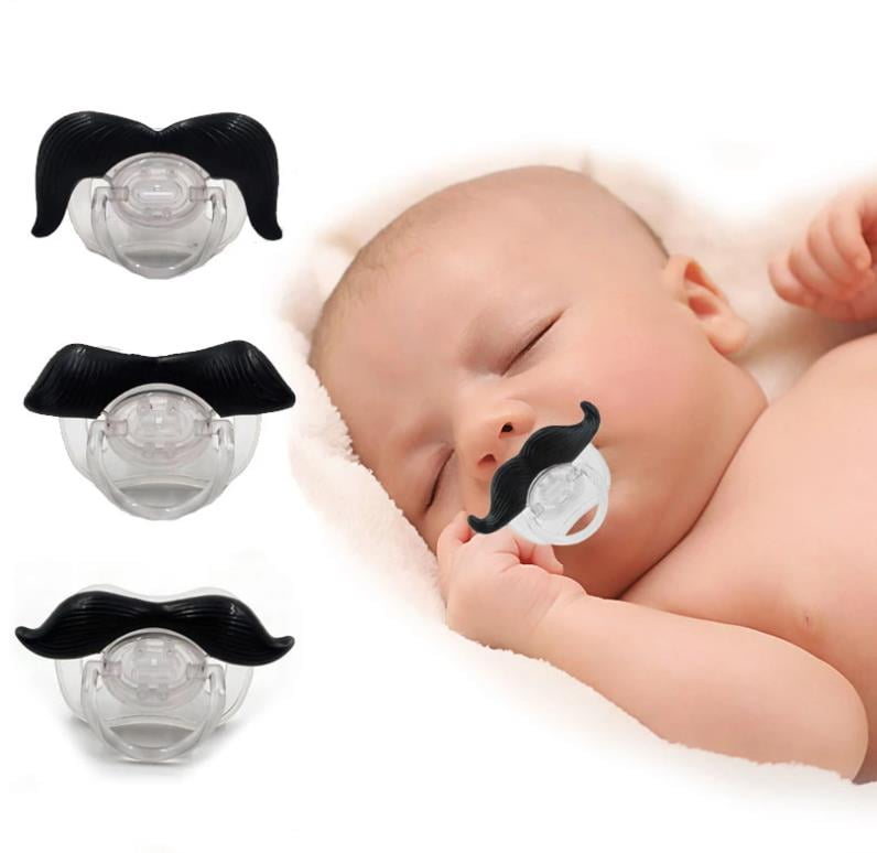 Dummy Smoother Baby Funny Pacifier Toddler Silicone Nipple Lip Kiss Pacifier 