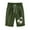 Army Green, variant on Shorts for Women $5 Printed Elastic Waist Drawstring With Casual Pockets Shorts