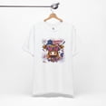 thumbnail image 4 of Western America Highland Cow 4th of July Tee, Independence Day T-shirts,, 4 of 5