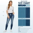 thumbnail image 6 of WallFlower Women's Sassy Skinny High-Rise Insta Soft Juniors Jeans (Standard and Plus), 6 of 8