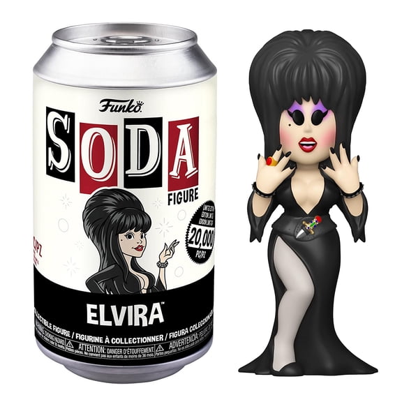Funko Vinyl Soda Can Elvira Limited Edition Figure