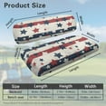 thumbnail image 3 of FUIALDOLG Breathable Universal Seat Covers for Ezgo Club Car Seats Golf Cart Stars and Stripes Print Golf Front and Back Seat Cushion Cover Fit Like a Glove, 3 of 8