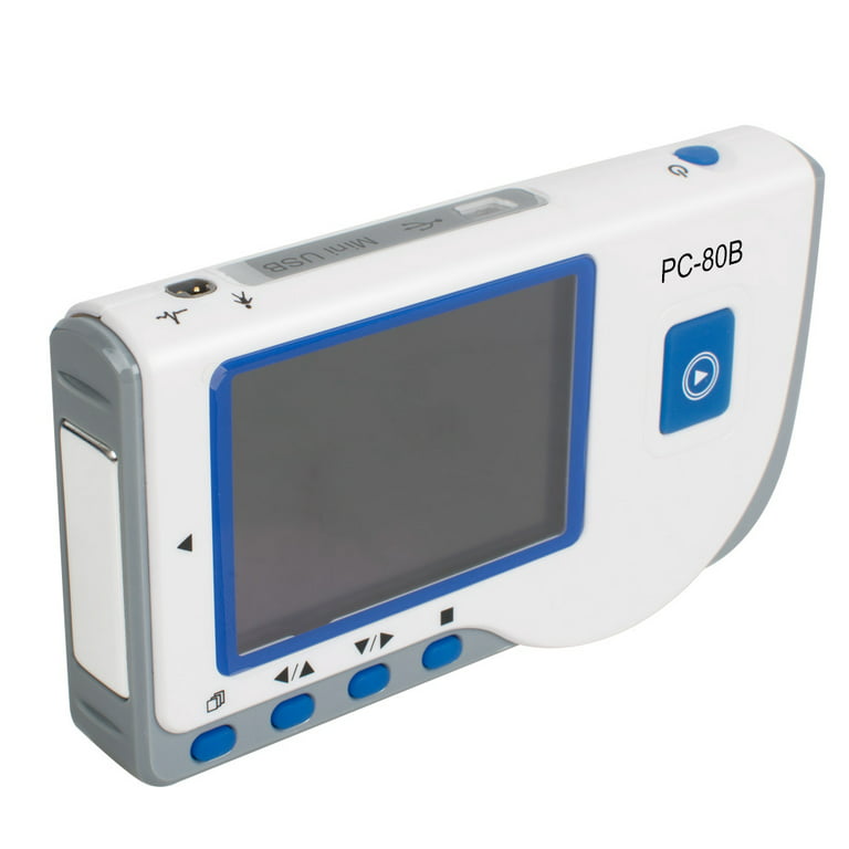 Home 80B Handheld EKG ECG Heart Monitor Cable Electrocardiograph Machine