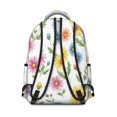 thumbnail image 3 of Pioneer Flower Floral Print Pattern Backpack for School, Cute School Bag with Adjustable Shoulder Straps and Padded Back, 15.3"x11"x7.1", 3 of 5