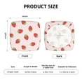 thumbnail image 5 of Bingfone Strawberry Restaurant Chair Seat Covers,Removable Washable Chair Covers Protects, 5 of 8