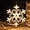 Snowflake, variant on LED Christmas Hanging Window Light with Suction Cup Battery Operated Christmas Lights Indoor Outdoor Xmas Tree Fireplace Home Party Decoration (Snowflake)